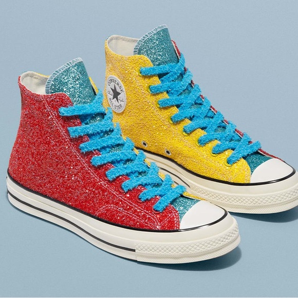 JW ANDERSON Shoes - JW Anderson Glitter✨ Converse Sneakers
